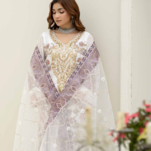 ChandraBindu Eid-ul-Adha/24 Unstitched Pakistani Soft Jorjet Collection